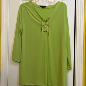 Lime green gorgeous blouse!